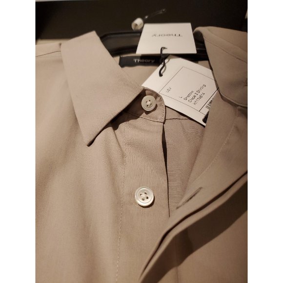Theory Men's Levy Crepe 2 Button-Up Shirt NWT - Picture 7 of 7